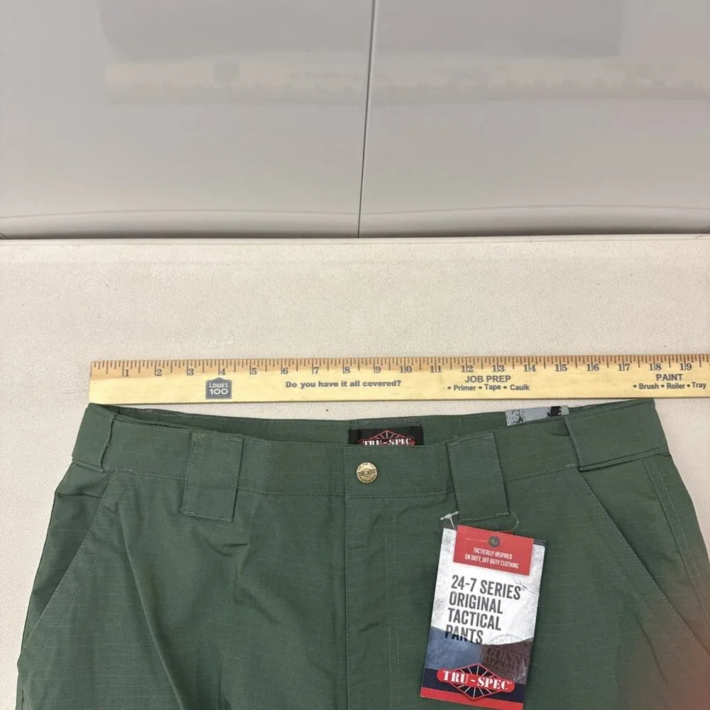 TRU-SPEC Pants Mens 36x32‎ Green 24-7 Series Tactical Cargo Teflon Ripstop NWT